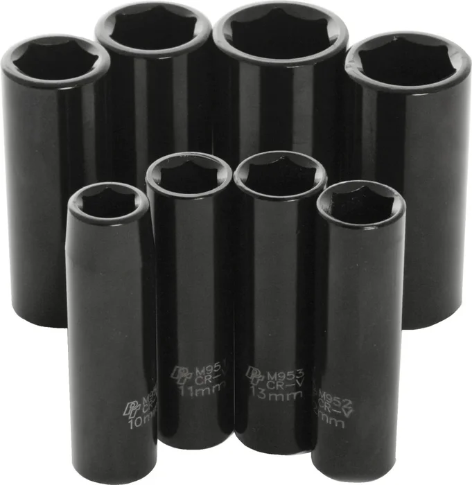PERFORMANCE TOOL - M595DB - 3/8" Metric Impact Socket Set