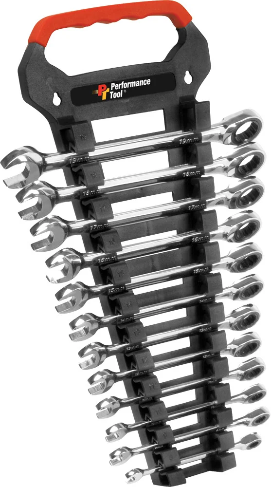 PERFORMANCE TOOL - W30642 - Metric Ratchet Wrench Set