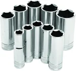 PERFORMANCE TOOL - W38300 - 3/8" SAE Socket Set