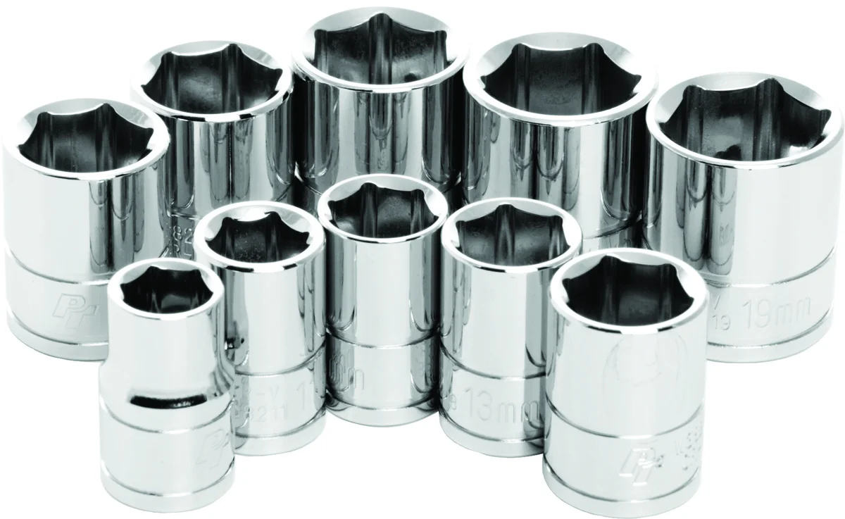 PERFORMANCE TOOL - W38202 - 3/8" Metric Socket Set