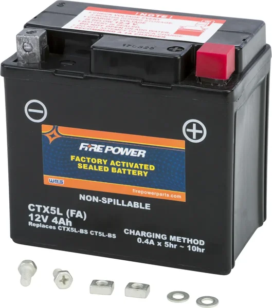 FIRE POWER - CTX5L-BS(FA) - Factory Activated Sealed Battery