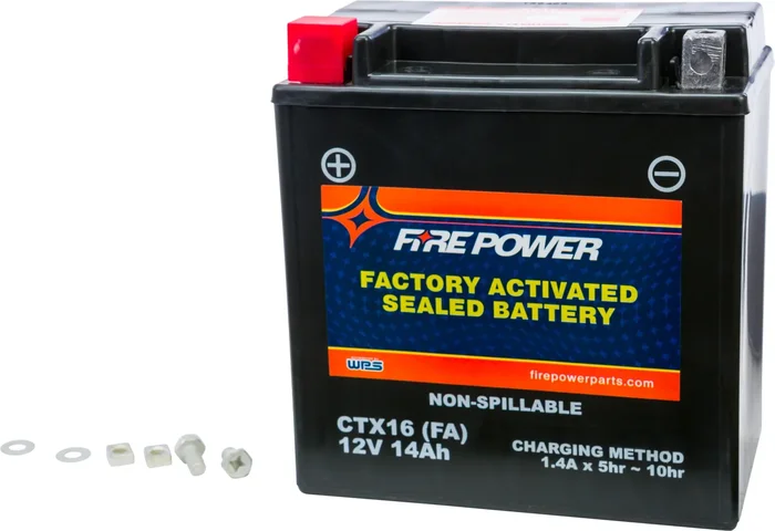 FIRE POWER - CTX16-BS (FA) - Factory Activated Sealed Battery