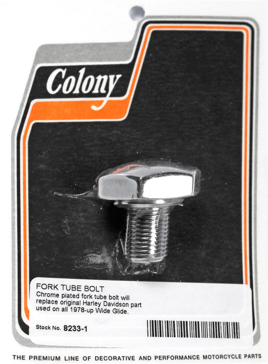 COLONY MACHINE - 8233-1 - Fork Tube Bolt
