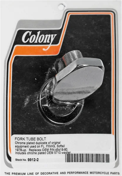 COLONY MACHINE - 9912-2 - Fork Tube Bolt Washer