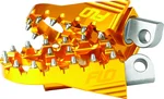 FLO MOTORSPORTS - FPEG-800GLD - Moto Style Footpeg Set