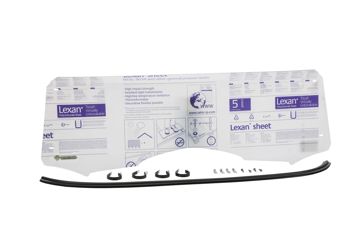 OPEN TRAIL - V000035-12200T - Half Windshield