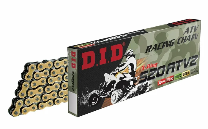 D.I.D 520ATV2100FB ATV X-Ring Sealed Chain - Durable, Long-Lasting ATV Chain for Off-Road Riding
