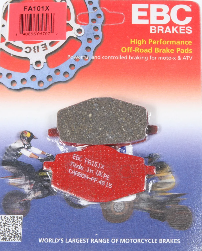 EBC FA101X Standard Brake Pads - High-Performance Motorcycle Brake Pads