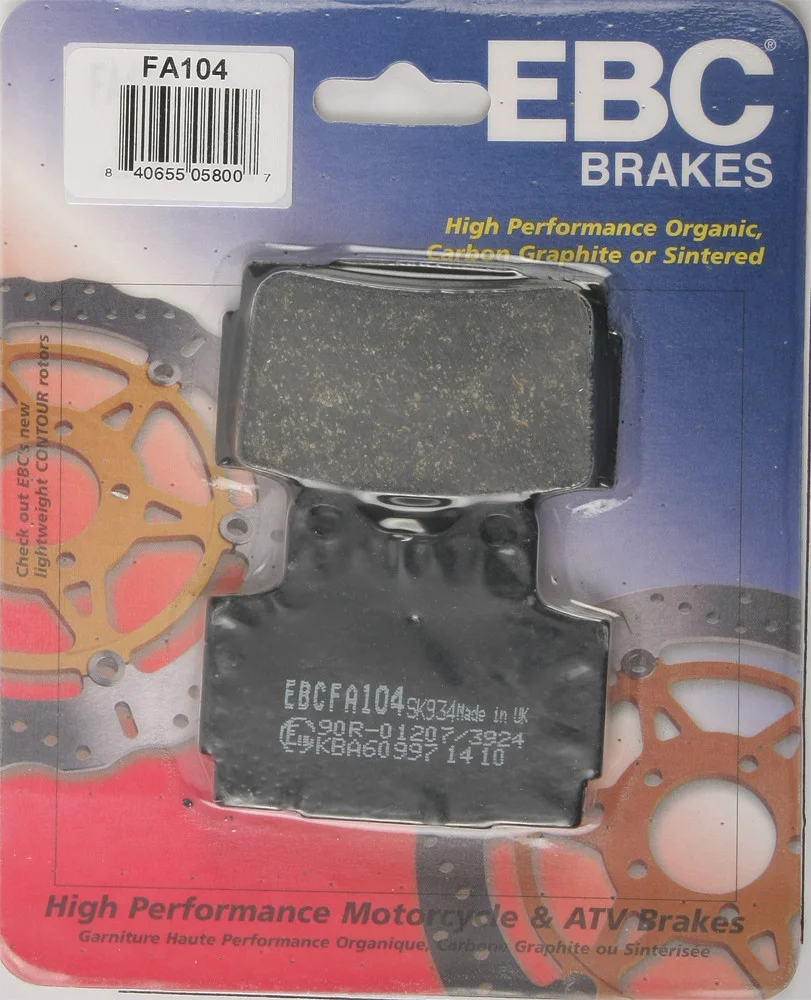 EBC FA104 Standard Brake Pads - High-Performance Motorcycle Brake Pads