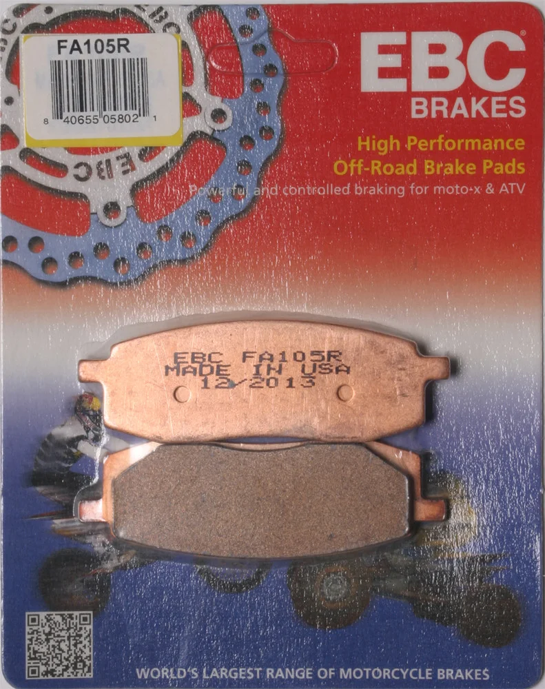 EBC FA105R Standard Brake Pads - High-Performance Motorcycle Brake Pads