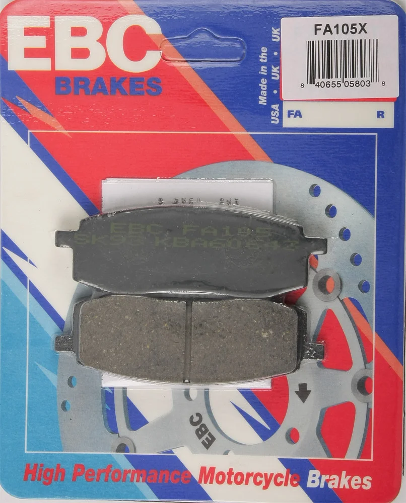 EBC FA105X Standard Brake Pads - High-Performance Motorcycle Brake Pads