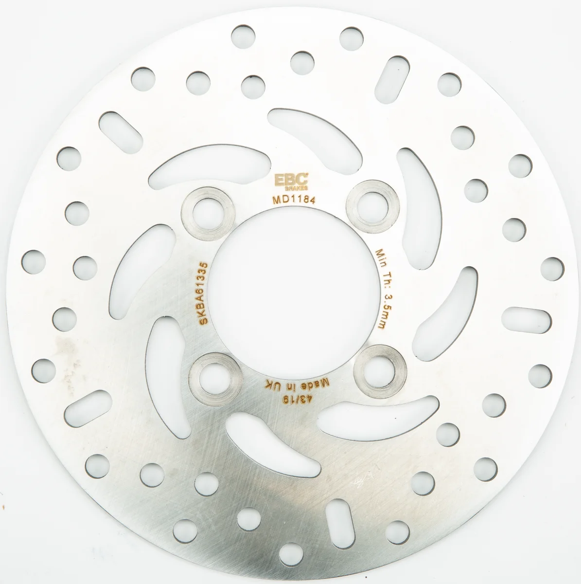 EBC MD1184 Standard Brake Rotor - High-Performance Brake Disc for Powersports Vehicles