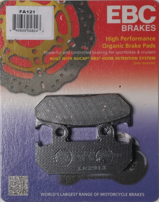 EBC FA121 Standard Brake Pads - High-Performance Motorcycle Brake Pads