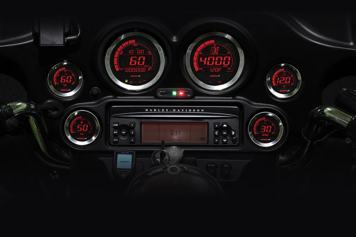 KOSO - BA050905 - Digital Harley Gauge Cluster