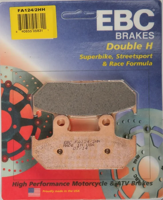 EBC FA124/2HH Standard Brake Pads - High-Performance Motorcycle Brake Pads