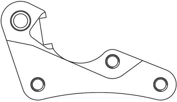 GALFER - SP054-OLD - Tsunami 280mm Replacement Bracket