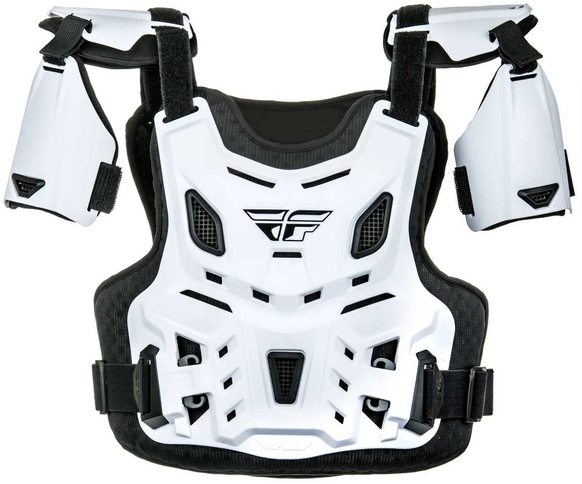 FLY RACING - 36-16065 YTH CE WHT - Youth CE Revel Offroad Roost Guard