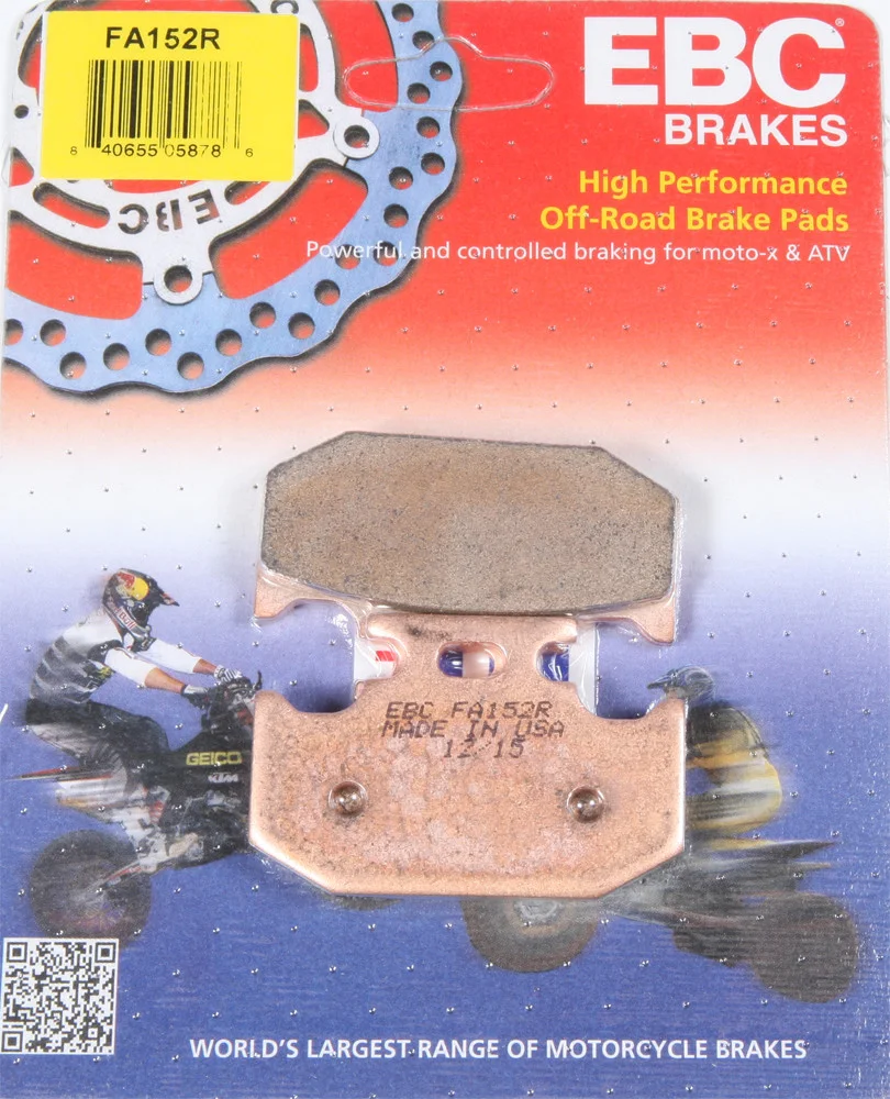 EBC FA152R Standard Brake Pads - High-Performance Motorcycle Brake Pads