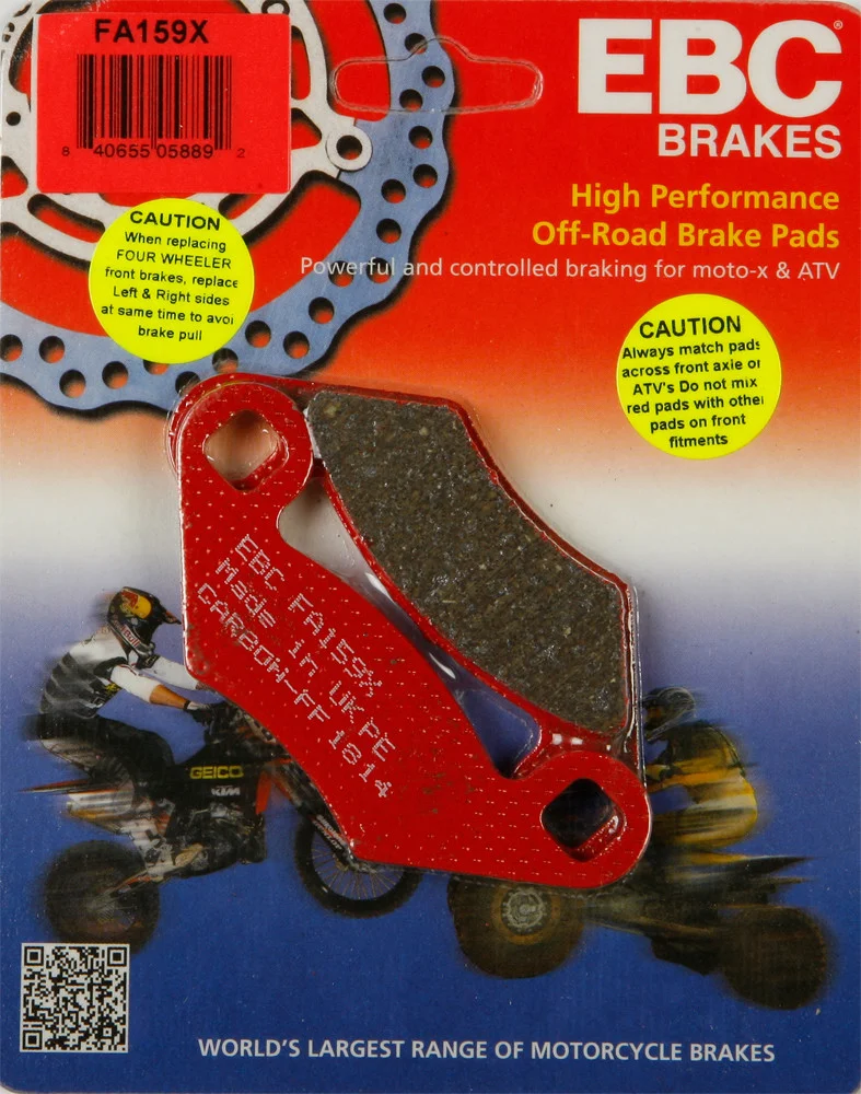EBC FA159X Standard Brake Pads - High-Performance Motorcycle Brake Pads