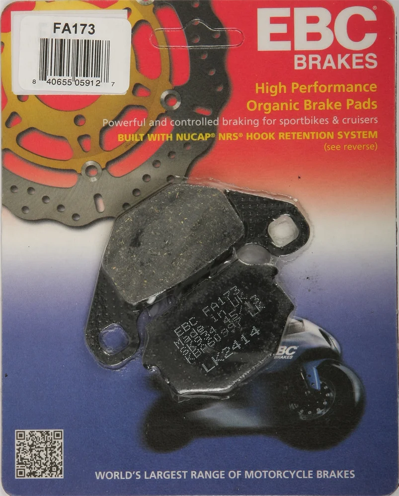EBC FA173 Standard Brake Pads - High-Performance Motorcycle Brake Pads