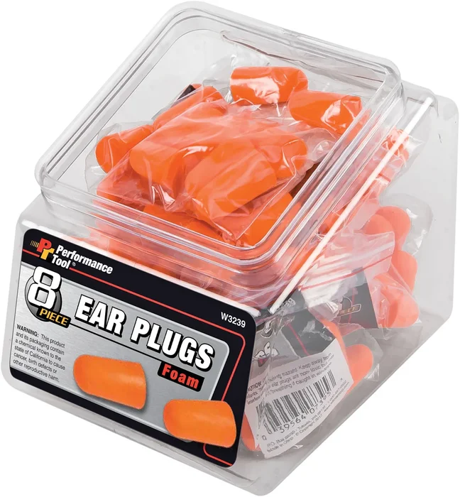 PERFORMANCE TOOL - W3239 - Fishbowl w/8 Piece Ear Plugs