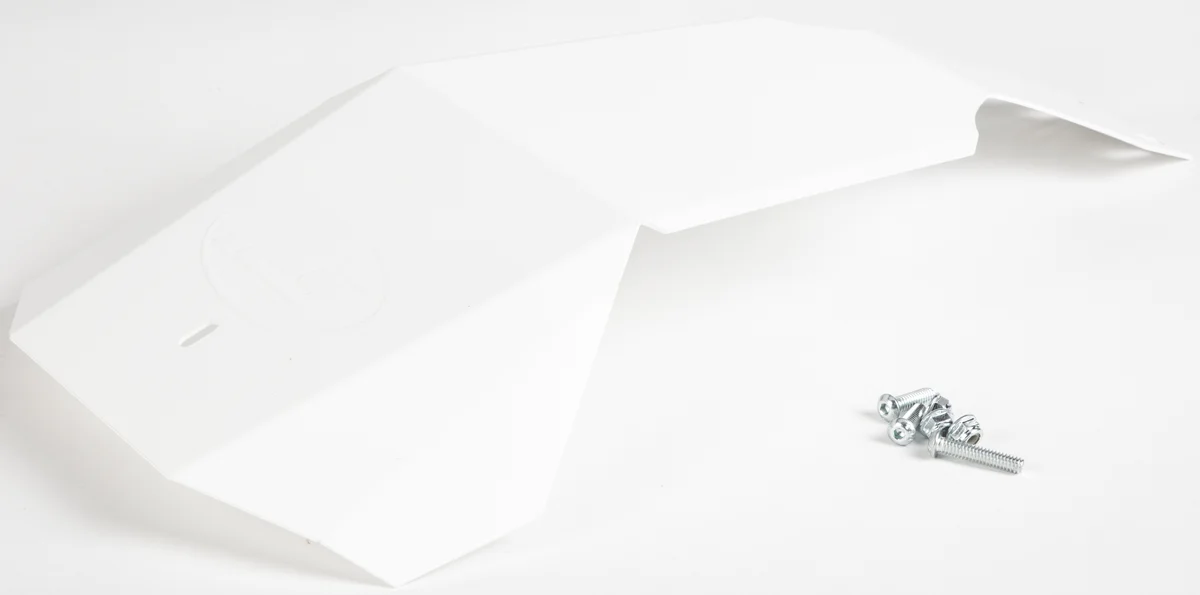 STRAIGHTLINE - 182-112-WHITE - Front Bumper Skid Plate