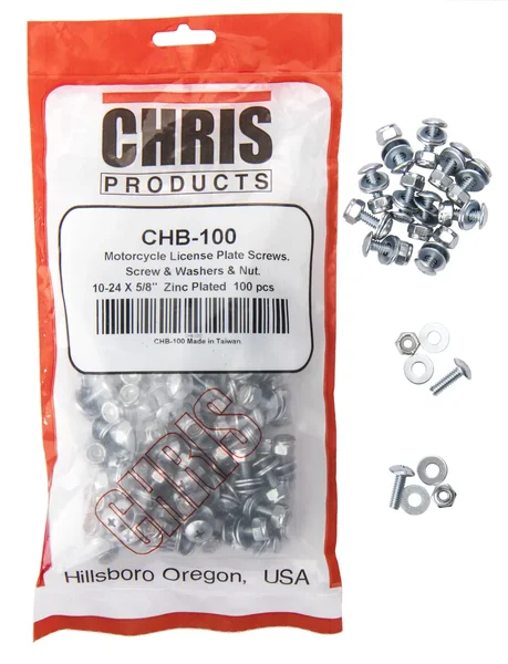 CHRIS PRODUCTS - CHB100 - License Plate Fasteners