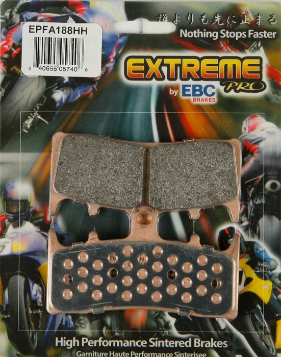 EBC Extreme Pro Brake Pads - High-Performance Sintered Bronze Brake Pads for Sportbikes & Cruisers