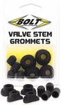 BOLT Valve Stem Grommets & Caps - Durable Rubber Seals for 2007-GRM Tires