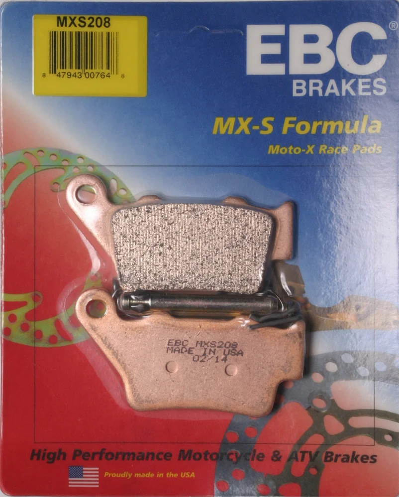 EBC MXS208 Standard Brake Pads - High-Performance Motorcycle Brake Pads