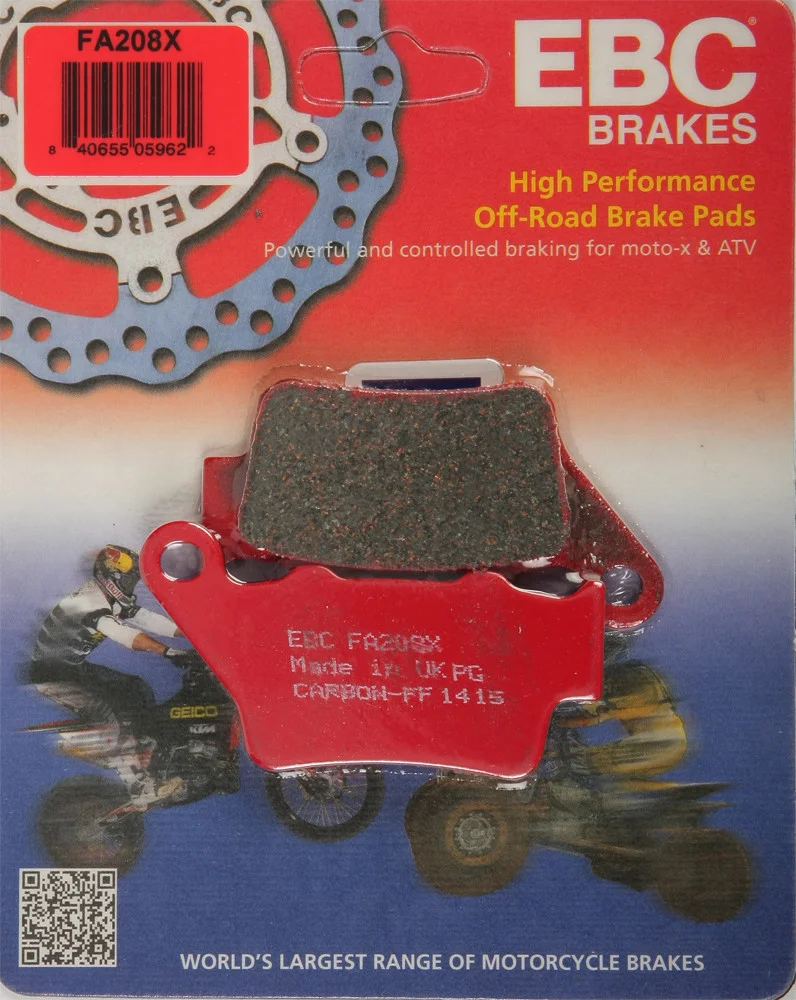 EBC FA208X Standard Brake Pads - High-Performance Motorcycle Brake Pads