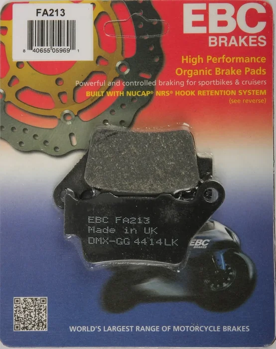 EBC FA213 Standard Brake Pads - High-Performance Motorcycle Brake Pads