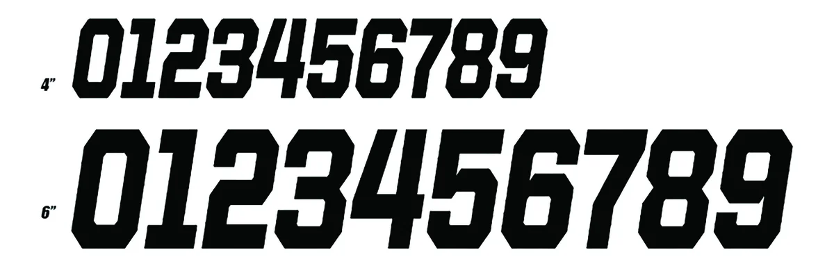 D-COR - 45-35-8 - Race Series Numbers