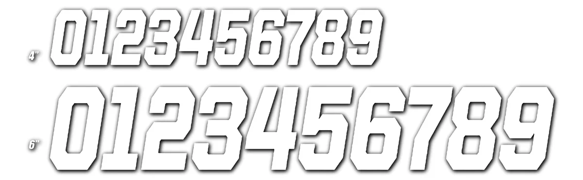 D-COR - 45-36-5 - Race Series Numbers
