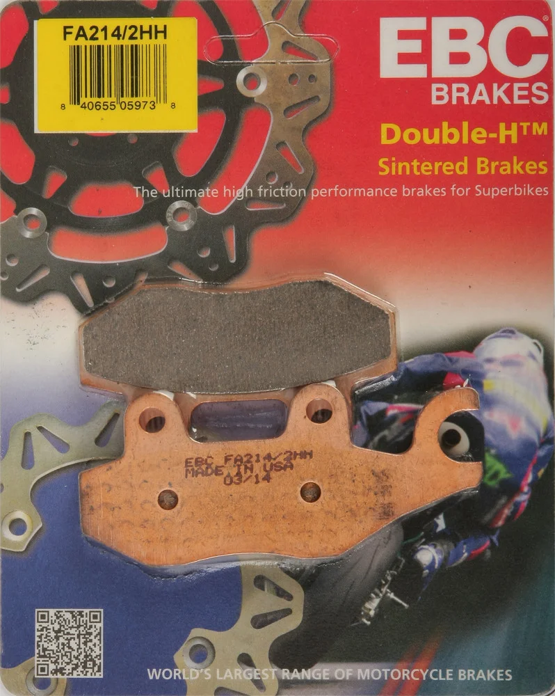 EBC FA214/2HH Standard Brake Pads - High-Performance Motorcycle Brake Pads