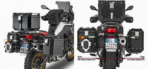 GIVI - PL5127CAM - Hard Luggage Mounting Hardware
