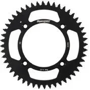 SUPERSPROX - RAL-6622-48-BLK - Aluminum Rear Sprocket