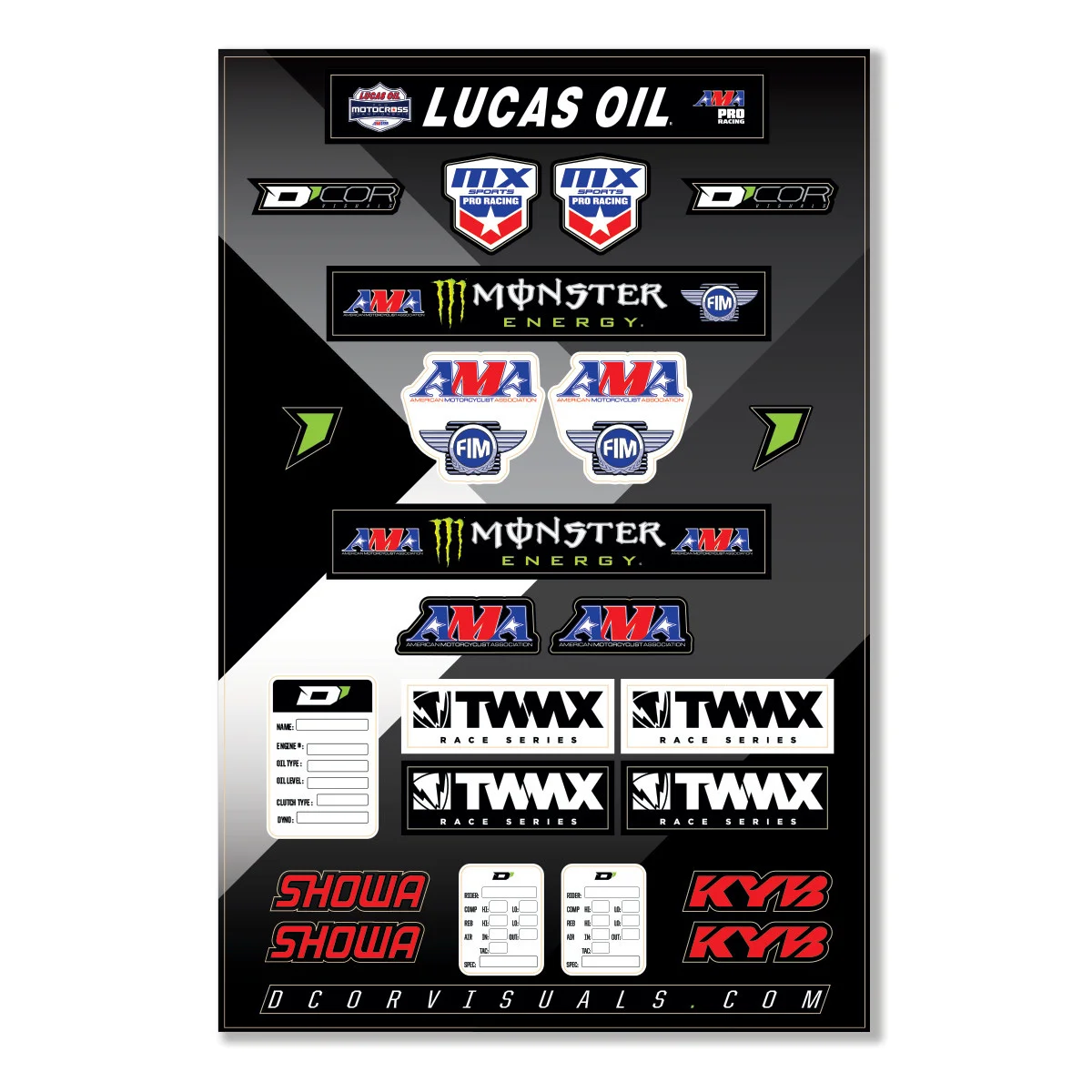 D-COR - 40-90-116 - Kids Decal Sheet