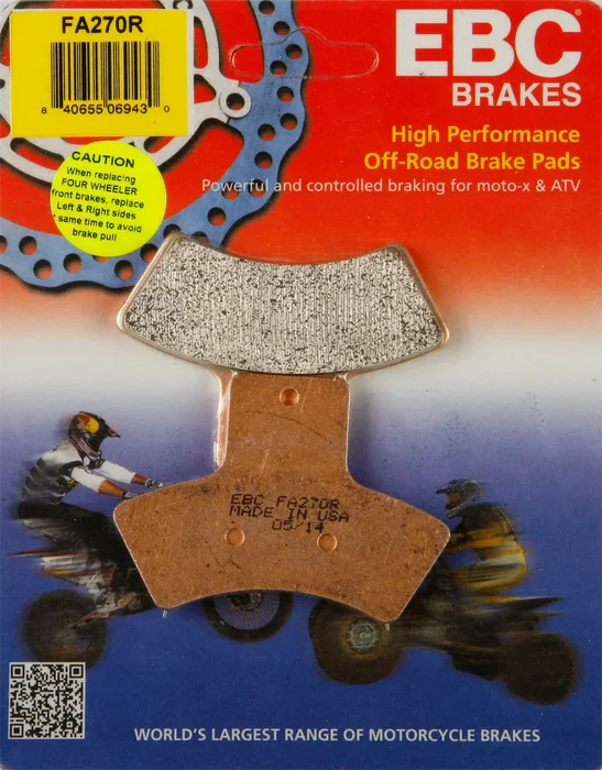 EBC FA270R Standard Brake Pads - High-Performance Motorcycle Brake Pads