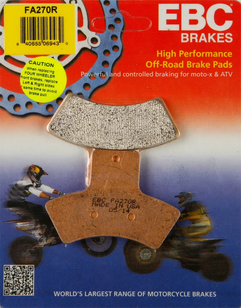 EBC FA270R Standard Brake Pads - High-Performance Motorcycle Brake Pads