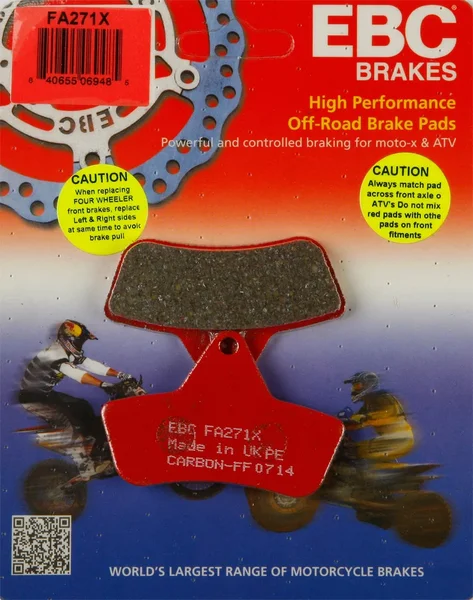 EBC FA271X Standard Brake Pads - High-Performance Motorcycle Brake Pads for Enhanced Stopping Power