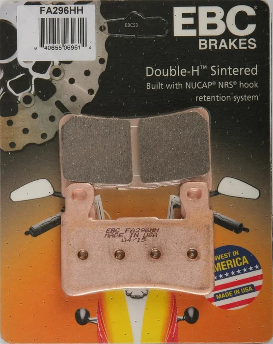 EBC FA296HH Standard Brake Pads - High-Performance Motorcycle Brake Pads