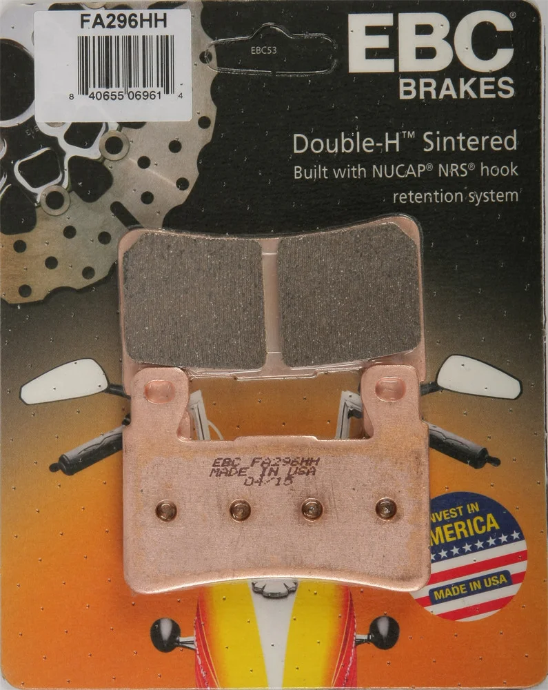 EBC FA296HH Standard Brake Pads - High-Performance Motorcycle Brake Pads
