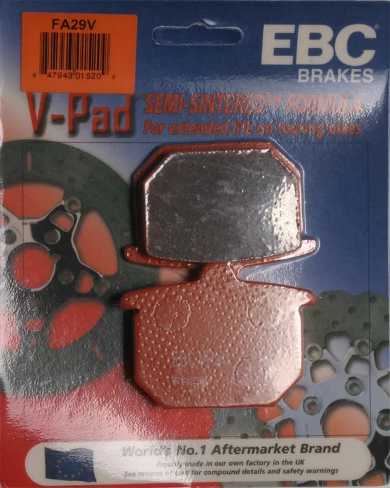 EBC FA29V Semi-Sintered Brake Pads – High-Performance Brakes for Street & Dirt Bikes