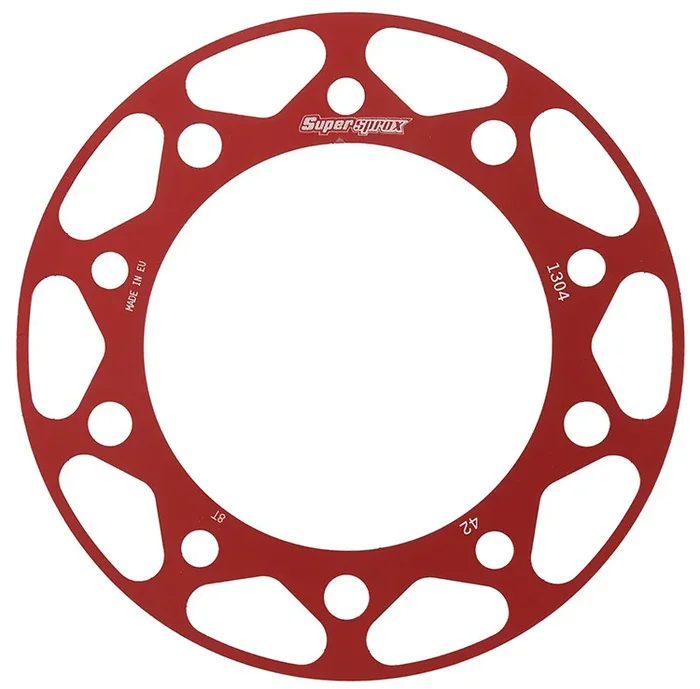 SUPERSPROX - RACD-1304-42-RED - Edge Sprocket Alloy Disk