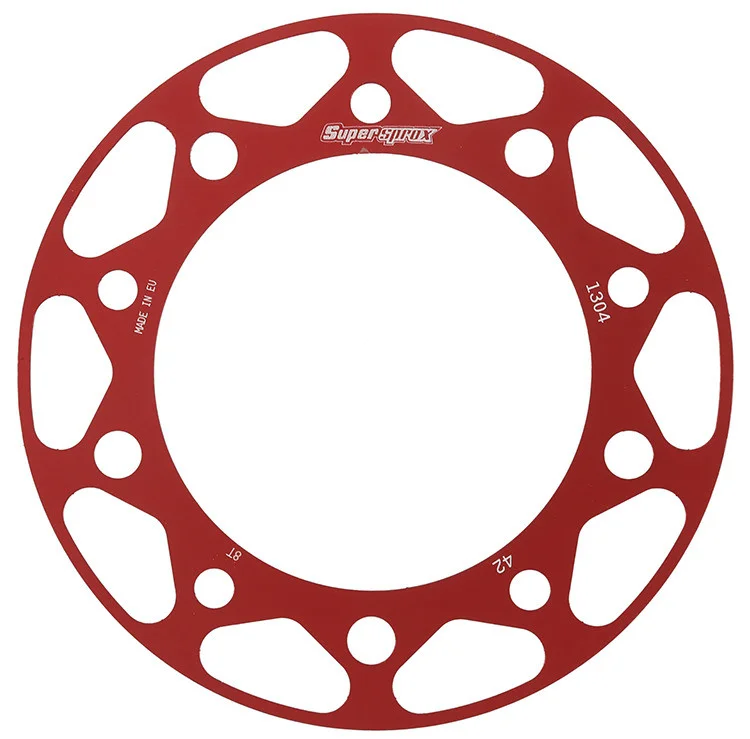 SUPERSPROX - RACD-1304-42-RED - Edge Sprocket Alloy Disk