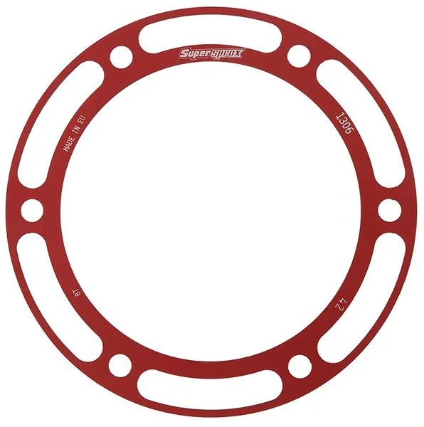 SUPERSPROX - RACD-1306-42-RED - Edge Sprocket Alloy Disk
