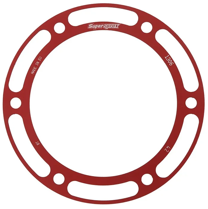 SUPERSPROX - RACD-1306-42-RED - Edge Sprocket Alloy Disk