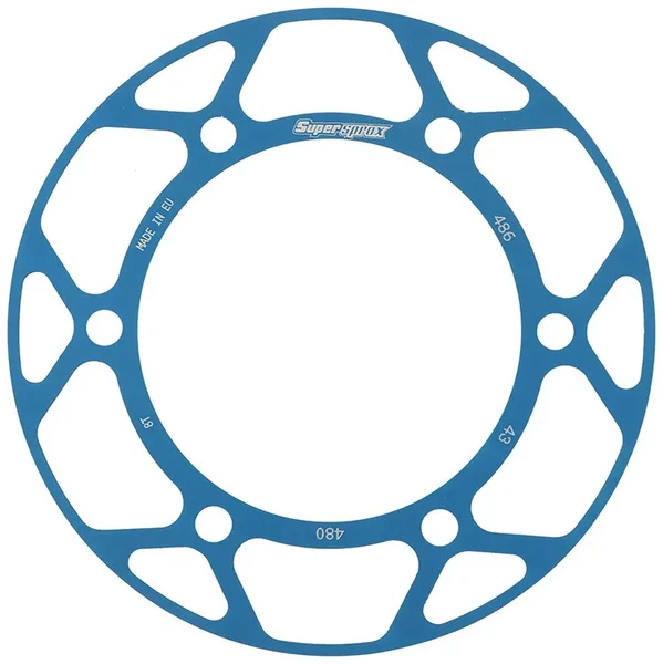 SUPERSPROX - RACD-480-43-BLU - Edge Sprocket Alloy Disk