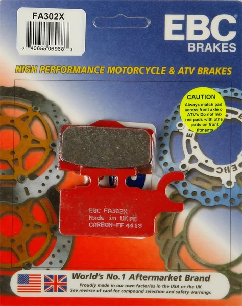 EBC FA302X Standard Brake Pads - High-Performance Motorcycle Brake Pads